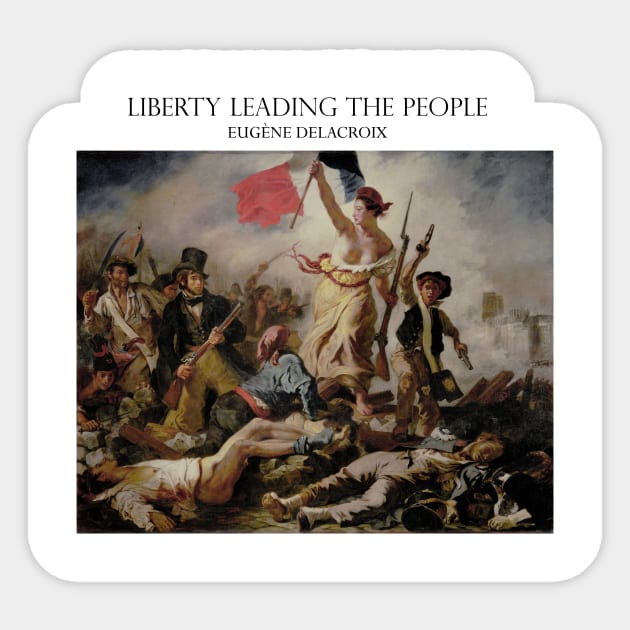 Liberty Leading the People Sticker by Laevs